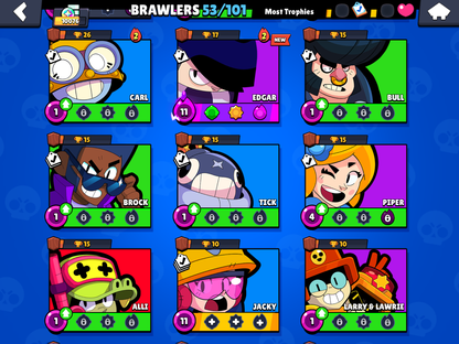 Brawl Stars Account Rental – $11.99 / 30 Days