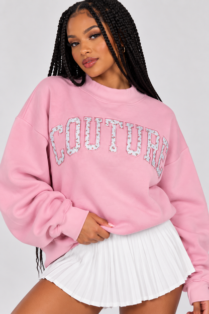 Couture Mockneck Sweatshirt