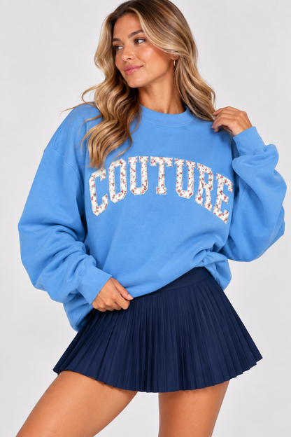 Couture Mockneck Sweatshirt