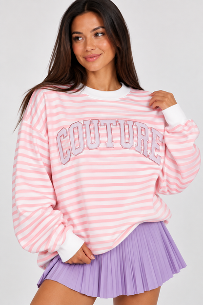 Couture Mockneck Sweatshirt