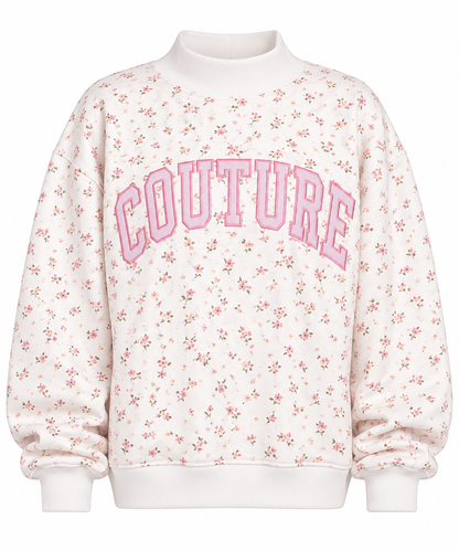 Couture Mockneck Sweatshirt