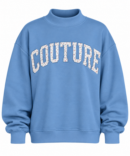Couture Mockneck Sweatshirt