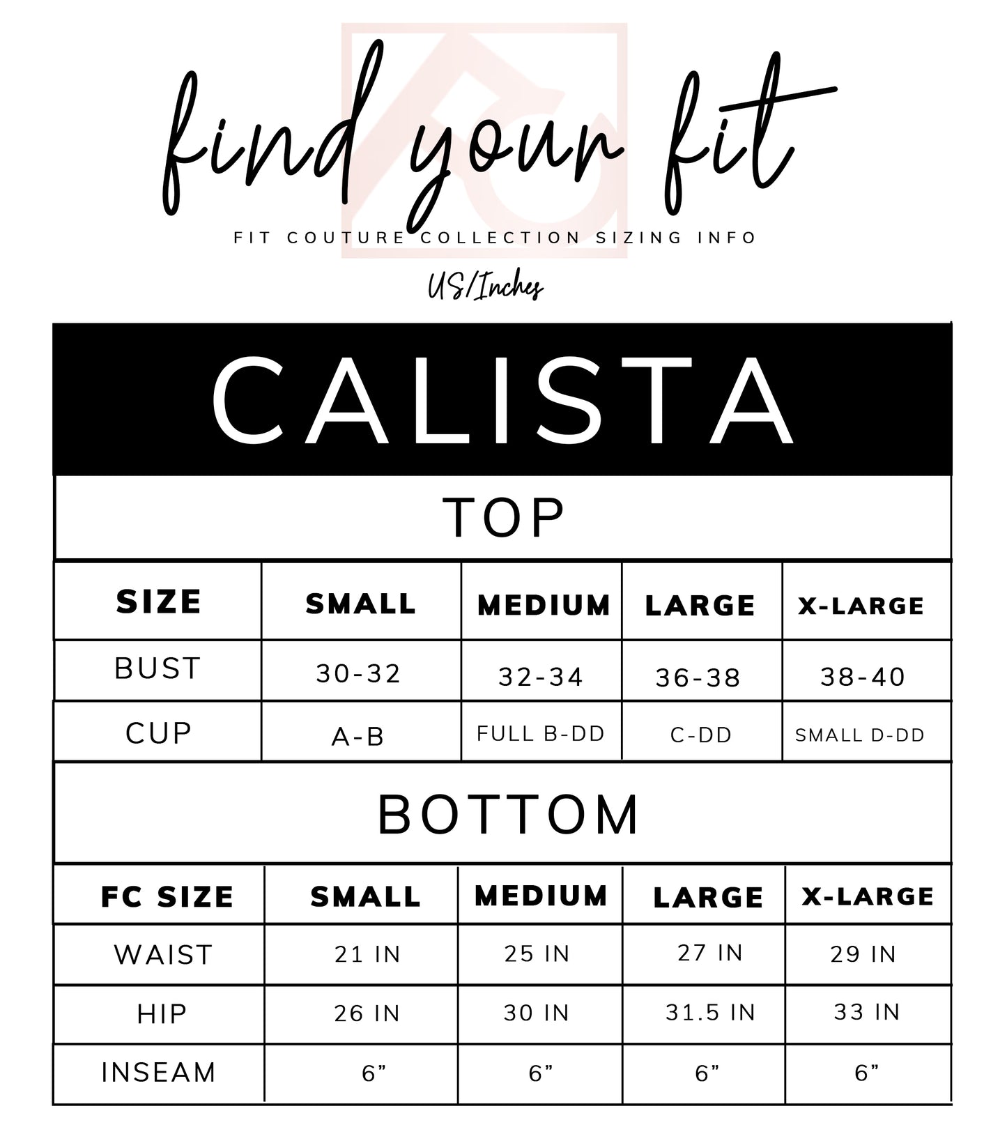 Calista - Fit Couture Collection