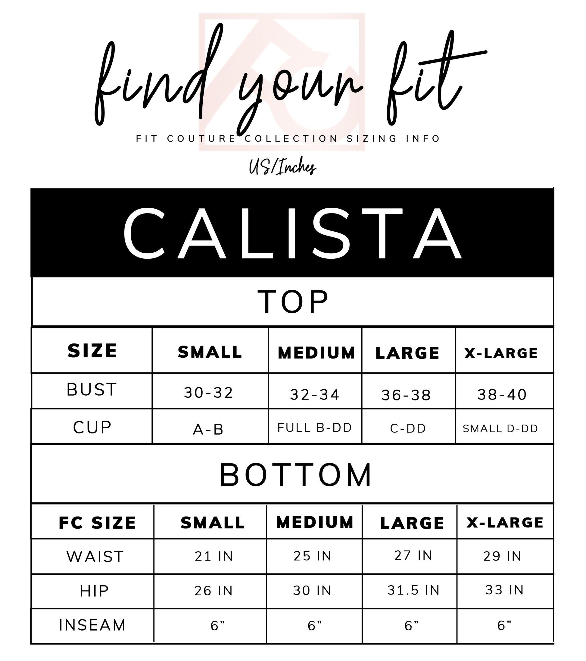 Calista - Fit Couture Collection